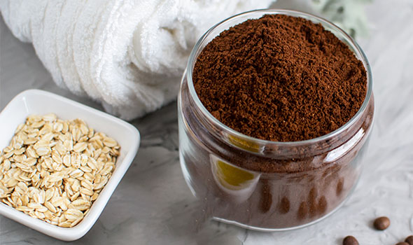 اسکراب قهوه و جو دوسر